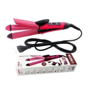 2 in 1 Nova Hair Straightener & Curler – Effortless Styling for Silky, Salon-Perfect Hair at Home