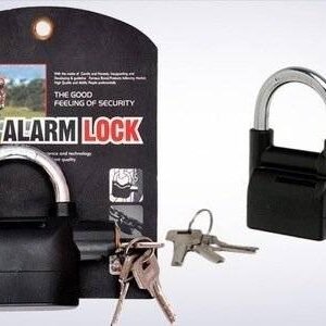 Alarm lock with extra batteries-1
