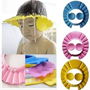 “Ultimate Baby Shower Cap – Gentle, Tear-Free Protection from Shampoo & Soap for Your Baby’s Sensitive Face” 1