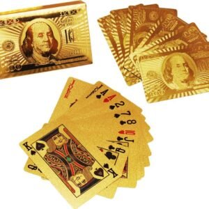 Luxurious Gold Plated Playing Cards – Elevate Your Game with Elegance and Style-1 Set