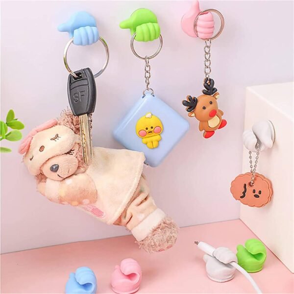 Thumb shape multi holder self adhesive Imported Quality-1