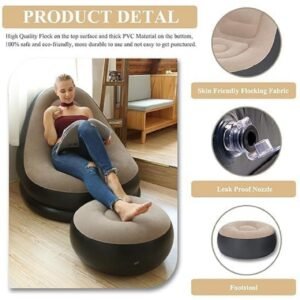 Air Sofa with footrest Premium Quality 1 Set