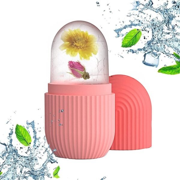 Premium Silicone Ice Face Roller – 2-in-1 Skin Cooling & Puffiness Reducer Tool