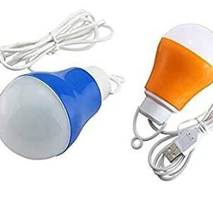 9Watts Super Bright USB LED Bulb with Super Strong 5Ft Long Cable