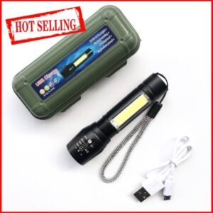 USB zoom torch 3 in 1 rechargeable with box