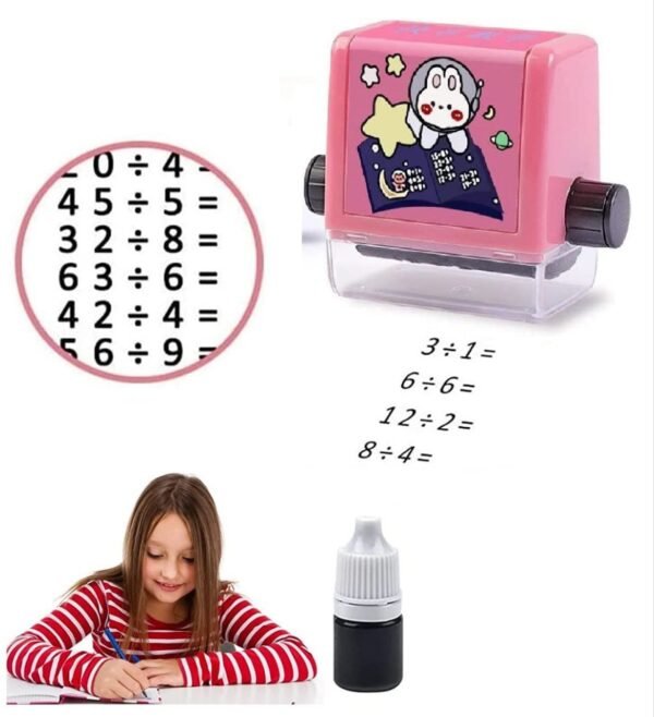 Unique Kids Math Roller Stamp multi-tasking