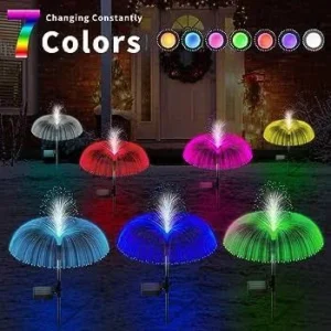 Colourful Solar Jelly Light Original – Single Piece | Decorative Solar Lamp for Home & Garden