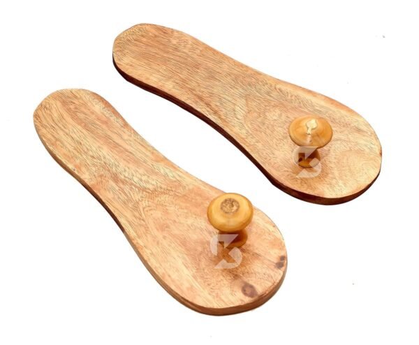 Handicraft Wooden Sleeper Slippers Khadau Foot Feet Slippers chappal/Khadau Sleepers