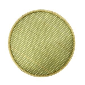Traditional Mithila Bamboo Soop/sup I Dagra Serving Tray (Diameter 18 Inch) Rice stone separator