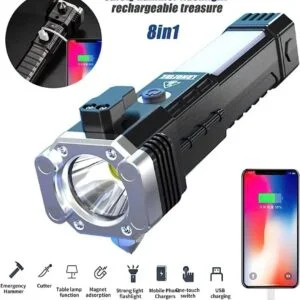 Unique 8 in 1 rechargeable torch original