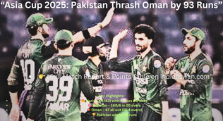 Asia Cup 2025: Haris Stars as Pakistan Thrash Oman by 93 Runs