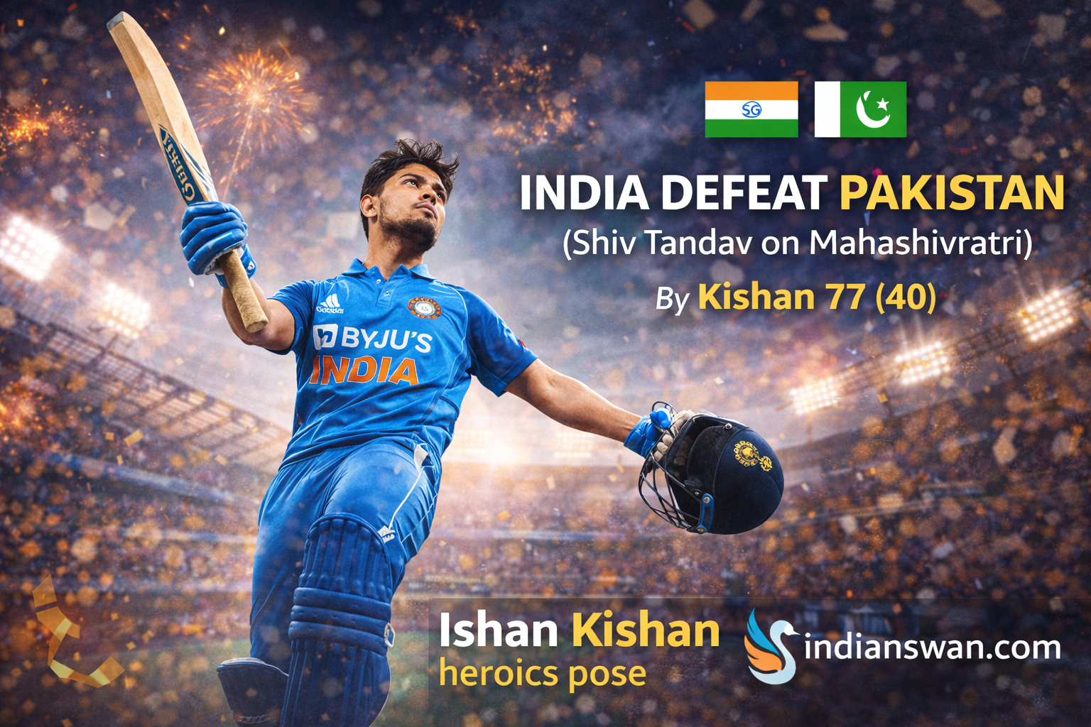 India vs Pakistan T20 World Cup 2026: Ishan Kishan 77 Powers India Into Super 8 After 61-Run Win 1 India vs Pakistan T20 World Cup 2026: Ishan Kishan 77 Powers India Into Super 8 After 61-Run Win