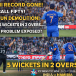 Home 3 Ishan Kishan T20 World Cup record 61 off 24 vs Namibia 2026