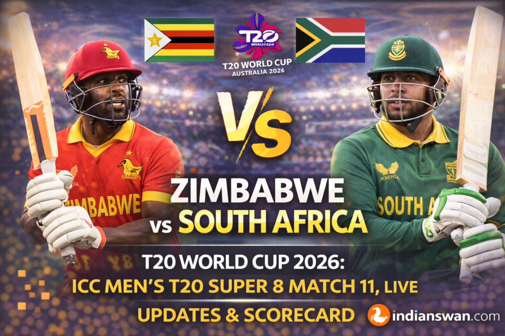 Zimbabwe vs South Africa T20 World Cup 2026: ICC Men’s T20 Super 8 Match 11, Live Updates & Scorecard