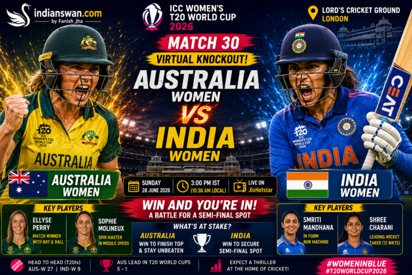 Australia Women vs India Women Match 30 Report: Ellyse Perry & Ashleigh Gardner Knock India Out of Women's T20 World Cup 2026