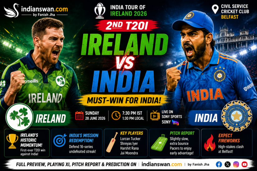 Ireland vs India 2nd T20I 2026 Match Report: Ireland Stun India by 1 Run to Seal Historic 2-0 T20I Series Whitewash