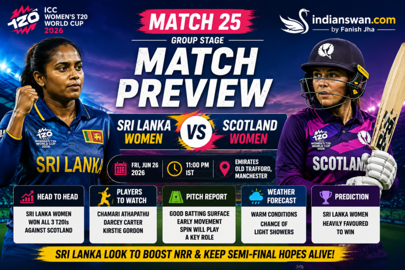 Sri Lanka Women vs Scotland Women Match Live: Sri Lanka Women won the toss and elected to field.