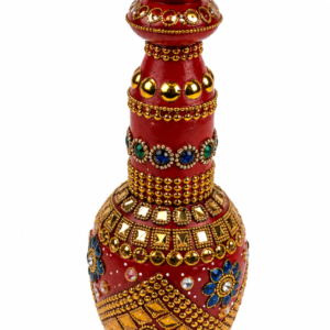 Handcrafted Wooden Sindur Box | Traditional Maithil Sinhaura for Wedding & Puja