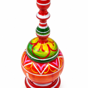 Handcrafted Wooden Sindur Box (Sinhaura) | Multicolor Maithil Sinhaura for Wedding & Puja