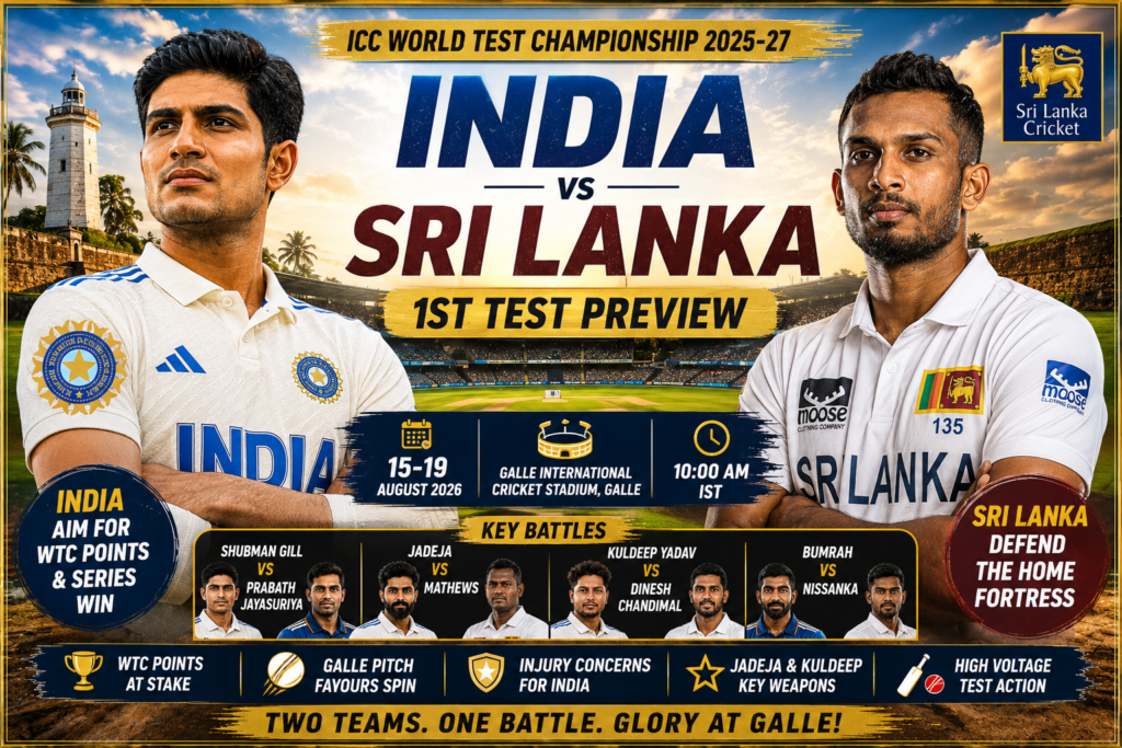 India Vs Sri Lanka 1st Test 2026: India reached 288/2 at stumps on Day 1 of the 1st Test against Sri Lanka in Galle. Devdutt Padikkal hit an unbeaten 131, while KL Rahul scored 77 before retiring hurt.